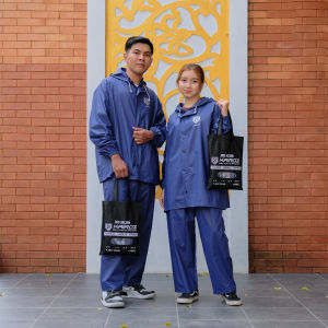 Jas HujanRaincoat Pria Wanita Terbaik By KAIROZ Tebal Anti Rembes
