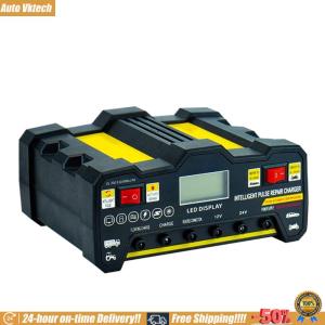 12V 24V Car Battery Chargers EU Plug Automotive Battery Trickle Maintainer Automatic Smart Trickle Charger for Car Truck