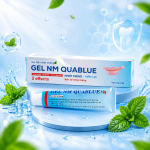 Gel NM Quablue 10g Chăm Sóc Niêm Mạc Khoang Miệng | Gel Bôi Nhiệt Miệng Lở Miệng Vùng Nướu Lợi