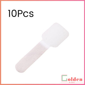 Golden เทปตีนตุ๊กแก 10 ชิ้น/แพ็ค ที่เก็บสายไฟ หัวเข็มขัดรัดสายเคเบิ้ล Magic Tape