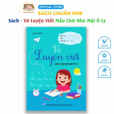 Sách - Vở Luyện Viết Mẫu Chữ Nhỏ Một Ô Ly