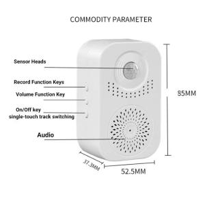 Intelligent Voice Prompt Doorbell Sensor for Home Welcome Reminders and Alarms Shop Entrance Guest Welcome Doorbell
