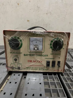 ตู้ชาร์จแบตเตอรี่ 12V/24V กระแส 6102030 Amp