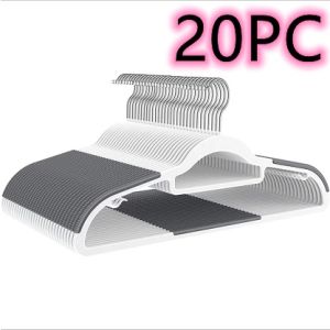 50-Piece Clothes Hangers with Non-Slip Pads - Space Saving Thin Profile - For Shirts Pants Blouses Scarves