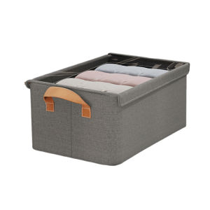 Storage Box Foldable Storage Basket For Organizing Toys Books In Shelves & Closet Large Storage Box With Rope Handles Sturdy Organizer Bins