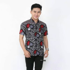 Baju Batik Couple Ayah Dan Anak Laki laki umur 3-10 tahun - Batik Anak Cowok - Kemeja Batik Pria Lengan panjang dan pendek Terbaru Kekinian