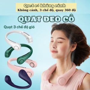 [HCM]QUẠT ĐEO CỔ THỂ THAO TẬP GYM SẠC USB VÔ CÙNG TIÊN ÍCH  -  QUẠT ĐEO CỔ CỰC MÁT SẠC USB  SIÊU TIỆN LỢI 3 CHẾ ĐỘ - FULL BOX