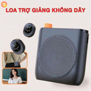 Loa Trợ Giảng Đa Năng J98 - Kèm 2 Micro Không Dây Có Bluetooth Âm Thanh To Rõ Pin Trâu