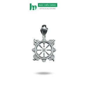 Mặt Dây Chuyền Nam Bánh Xe Pháp Luân Bạc Ta 925 Bạc Hiểu Minh MDN488