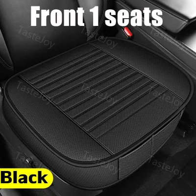 [SG stock] Car Seat Cover PU Leather Interior Protector Mats Cushion 5 Seaters Chair Seatcover Pad for SUV Sedan Truck