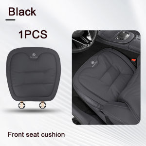 For Mercedes Benz A B C E S Class AMG E200 W210 W203 W124 W204 W211 W123 W205 W212 W203 E350 A180 GLA GLC GLE GLK GLB CLA CLS Non-slip Car Leather Cushion Soft Good Breathability Ventilated Four-season Cushion Universal Cotton Auto Seat Cushion Travel