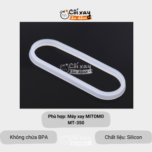 Phụ kiện thay thế (Cối thủy tinh lưỡi dao ron cao su) tương thích với máy xay 300ml MITOMO model: MT-350