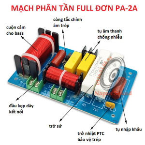 GIÁ 1 CÁI - MẠCH PHÂN TẦN 1 BASS 1 TRÉP CHO CÁC LOA BASS 25 30 40 - PHÂN TẦN LOA 2 ĐƯỜNG TIẾNG
