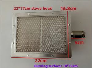 infrared burner only Top Quality Barbecue BBQ Infrared Ceramic Burner Stainless Steel Ceramics Gas Burner Alumunium Plate Infrared Burner With Nozzle