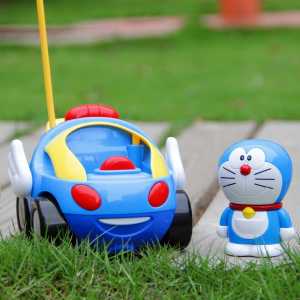 Doraemon/Police Remote Control Car Toy Kids Baby Mainan Kanak Bayi A
