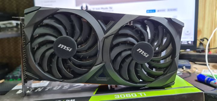 Card đồ họa MSI RTX 3060 Ti VENTUS 2X OC 8GB fullbox -2ND