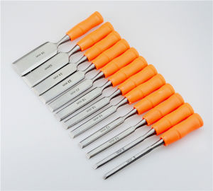 Tool Wood Plane Woodworking Carving Tool Carpentry Flat Chisel Set Plastic Fiber Handle DIY Carpenter Woodwork Tools (1PCS)