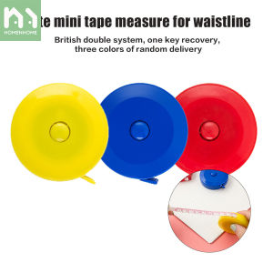 Homenhome 1 Piece Cute Mini Tape Measuring Clothes Measuring Waist Circumference Measuring Ruler Soft Ruler Small Tape
