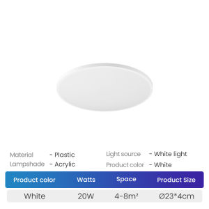 Modern Design LED Ceiling Light 48W 36W 20W Indoor Room Light Cold White Ceiling Light Modern Design for Bedroom Living Room
