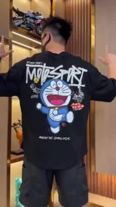 2025 Doraemon Anime Pure Cotton Summer Fashion Brand Regular Casual Cotton Short Sleeve T-shirt