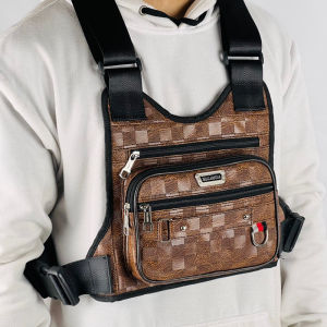 TAS SELEMPANG DADA KULIT PU POLO AMSTAR CHEST BAG WATERPROOF TAS ROMPI
