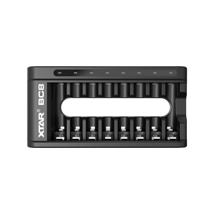 XTAR BC8 Fastest 1.5V &1.2V Battery Charger AA/AAA Li-ion and Ni-MH