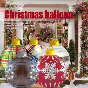 SPORT PR 23.6 Inch 23.6 นิ้ว ยักษ์ กลางแจ้ง คริสต์มาส Christmas Inflatable Ball PVC เป่าลม