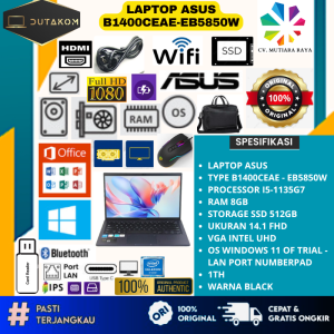 LAPTOP ASUS TYPE B1400CEAE-EB5850W