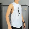 Áo ba lỗ nam TANKTOP chất thun lạnh form rộng tập GYM thể hình xẻ tà VNO116. 
