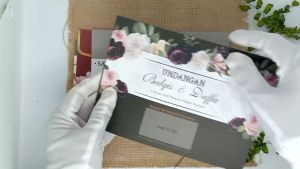 (100 pcs) Undangan Pernikahan Simple Mewah Termurah - Hepi21.301