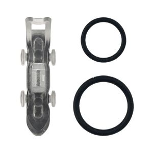 GONGL Prevent Scratching ic Hook Keeper Rubber Rings Safety Keeping Fishing Hook Holder Portable Automatic Lure Bait Holder Bait Tools