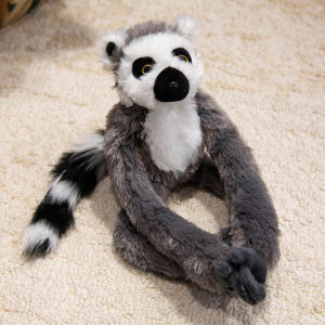 JOJO CASTLE Lovely Long Arm Monkey Suspension Plush Toy 35/45cm Creative Simulation Chimpanzee Monkey Suspended Sloth Orangutan Lemur Plushie Pillow Doll Birthday Gift For Children