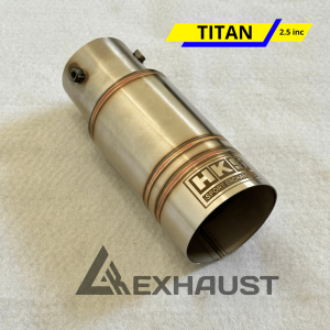 Muffler cutter variasi ujung knalpot mobil universal HKS racing look stainless