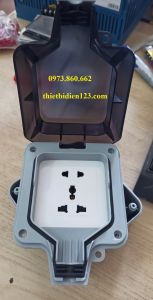 Ổ cắm điện chống nước IP66 - ổ cắm chống nước cao cấp ( đã gồm ổ cắm bên trong )