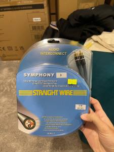 Straight Wire Symphony 3 1m RCA Stereo Interconnect (Pair) – Level 2 Audio Cable