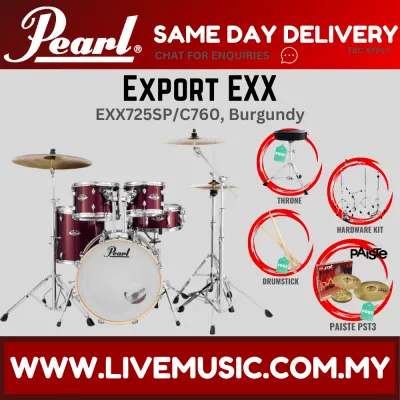 Pearl Export EXX 5-Piece Drum Set with Paiste PST3 Cymbals Set ( EXX725SP/C )