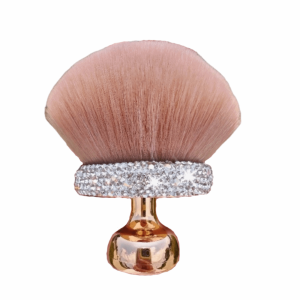 BEAUTYLADIES Bling Rhinestone-encrusted Brush Extra-large Ultra-fine Mushroom Head Makeup Brush Luxury Long Handle Fluffy Makeup Brush Home Use