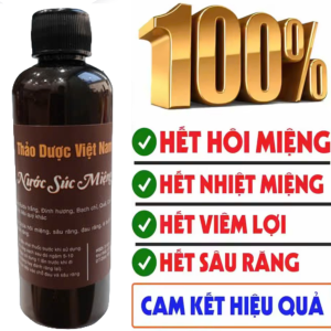 Nước Súc Miệng ( Hết Đau răng - Hôi miệng - Viêm lợi - Chảy máu chân răng...)