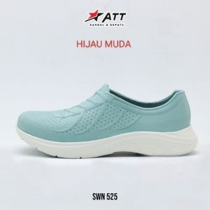 Rumahkaki - Sepatu Wanita Slip On ATT SWN 525 Karet Lentur Ringan Anti Slip Tanpa Tali Anti Air