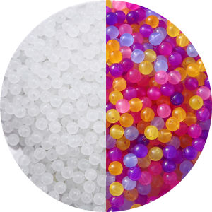 100Pcs 8mm Round Acrylic Spacer Beads Ultraviolet Color Changing Beads For DIY Bracelet Necklace Earrings Accessories