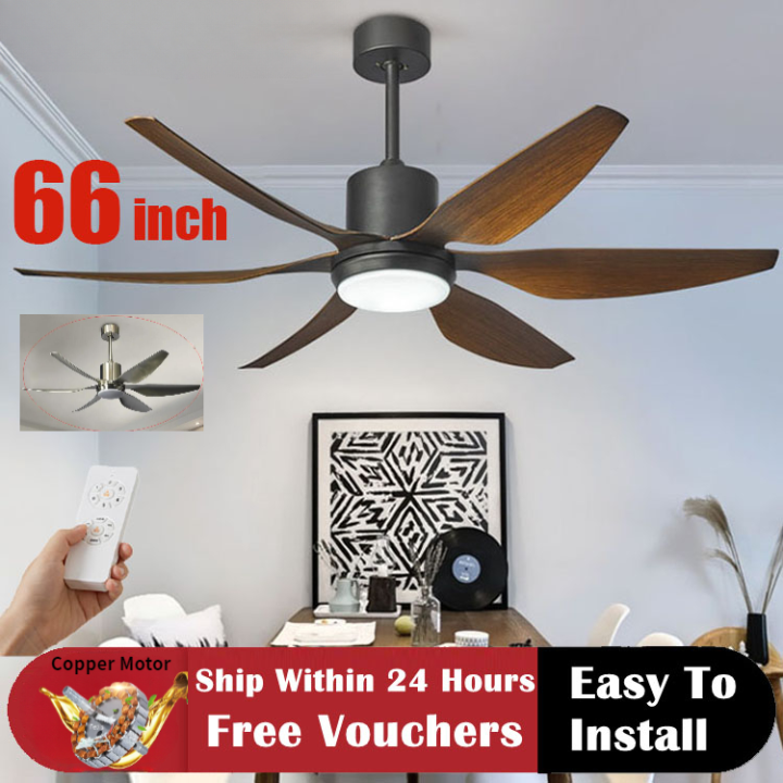 66 Inch Ceiling Fan with Light Remote Control Ceiling Fans with Lights