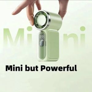 CARDI NAL: XX688 Portable Turbo Mini Fan 100 Speeds Digital Display Type-C Rechargeable Free StickerX