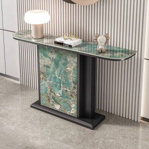 Porch Console Table Long Table Hallway Console Table Side Console Table Narrow Console Tables Long Table High-End Corridor a Long Narrow Table Living Room Side View 玄关桌