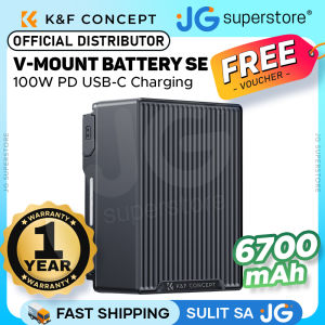 K&F Concept 99Wh KF-V99 Series V-Mount Battery 6700mAh with Bi-Directional Type-C Fast Charging Digital Screen Display D-TAP USB-A for Photography Cameras Camcorders Studio Lights Field Monitors Laptops Smartphones Vmount Plates | JG Superstore