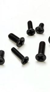 (HD1)KM Laptop Screws Kit Assorted Assemble Repair Black Set Computer Screw Tools Parts For Electronic Products 10 Sizes 300pcs