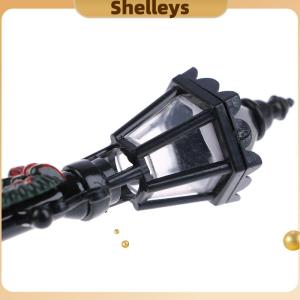 [Shelleys] 1 12 Dollhouse Miniature Christmas Park Street Lamp Doll Streetlight Decor Toy