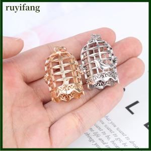 ruyifang 1:12 Scale Dollhouse miniature furniture metal bird cage for dollhouse decor