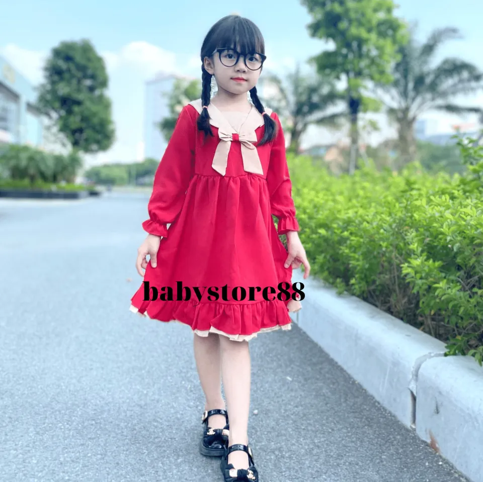 ✨ Váy Nhung Đỏ Bé Gái... - Capcap - quần áo trẻ em xuất khẩu | Facebook