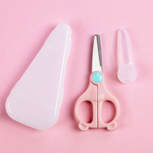 Ceramic Food Scissors Portable Baby Food Scissors/Stainless Steel Food Scissors / Safety Lock Scissors with Case/ Ceramic Knife/ Anti-rust Scissors