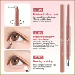 Silkworm Pen Brighten Shadows Eyeliner Two-in-one Duplex Multi-purpose Pen Beauty Skin Care